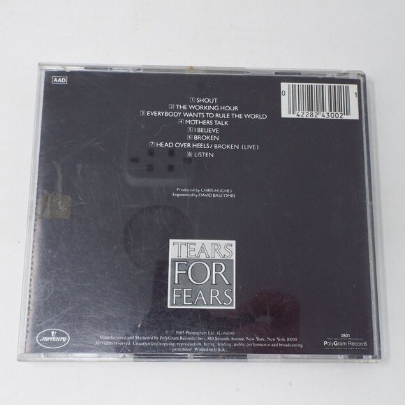 Tears For Fears CD - Songs From The Big Chair - Picture 2 of 4